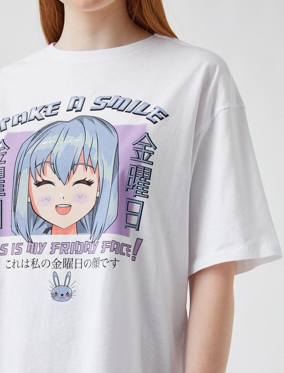 Japanese Harajuku Style Anime T Shirt Women Kawaii Egirls Punk Tshirt  Aesthetic Tshirt Cartoon