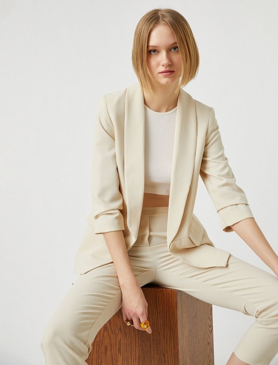 Womens Blazers, Cropped & Ruched Sleeve Blazers
