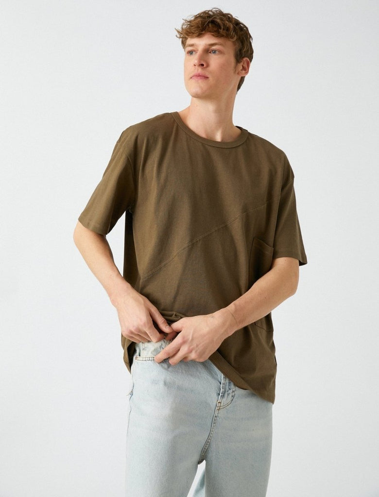 KOTON Pocket Detailed T-Shirt Raglan Sleeve Crew Neck 2024, Buy KOTON  Online