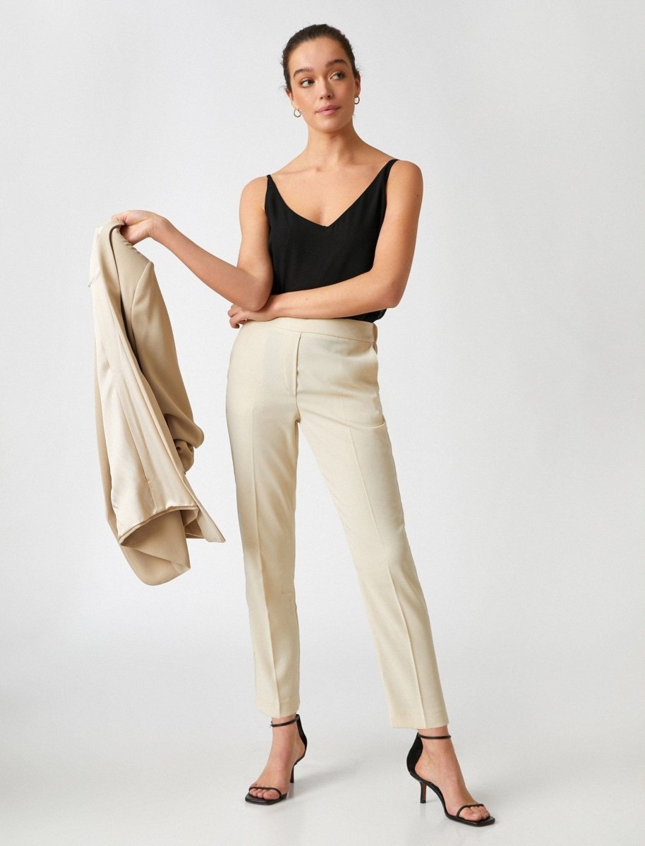 Anne Klein Single-Button Blazer & Ankle Pants - Macy's