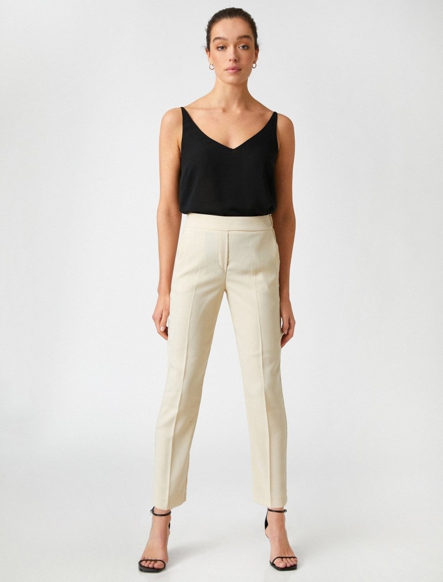 The cream high waisted dress pants is the perfect go to color. You'll, Dress  Pants Outfit